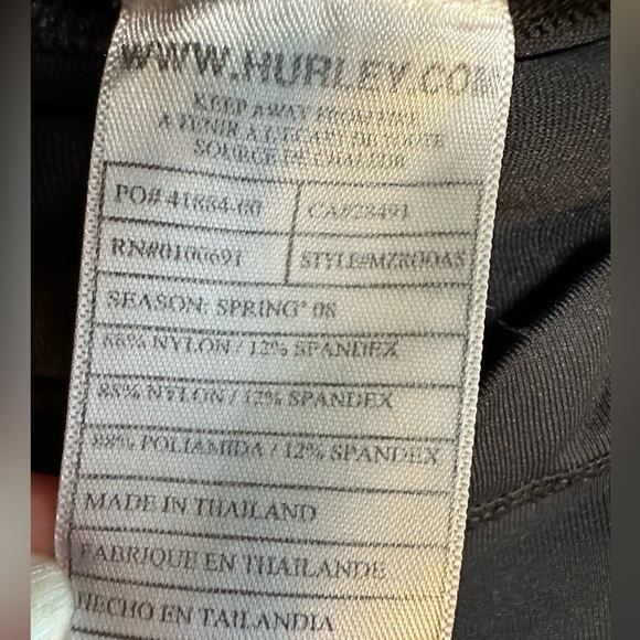 Hurley swim shirt wtf spf 40 built into shirt kids small unisex - Picture 5 of 5